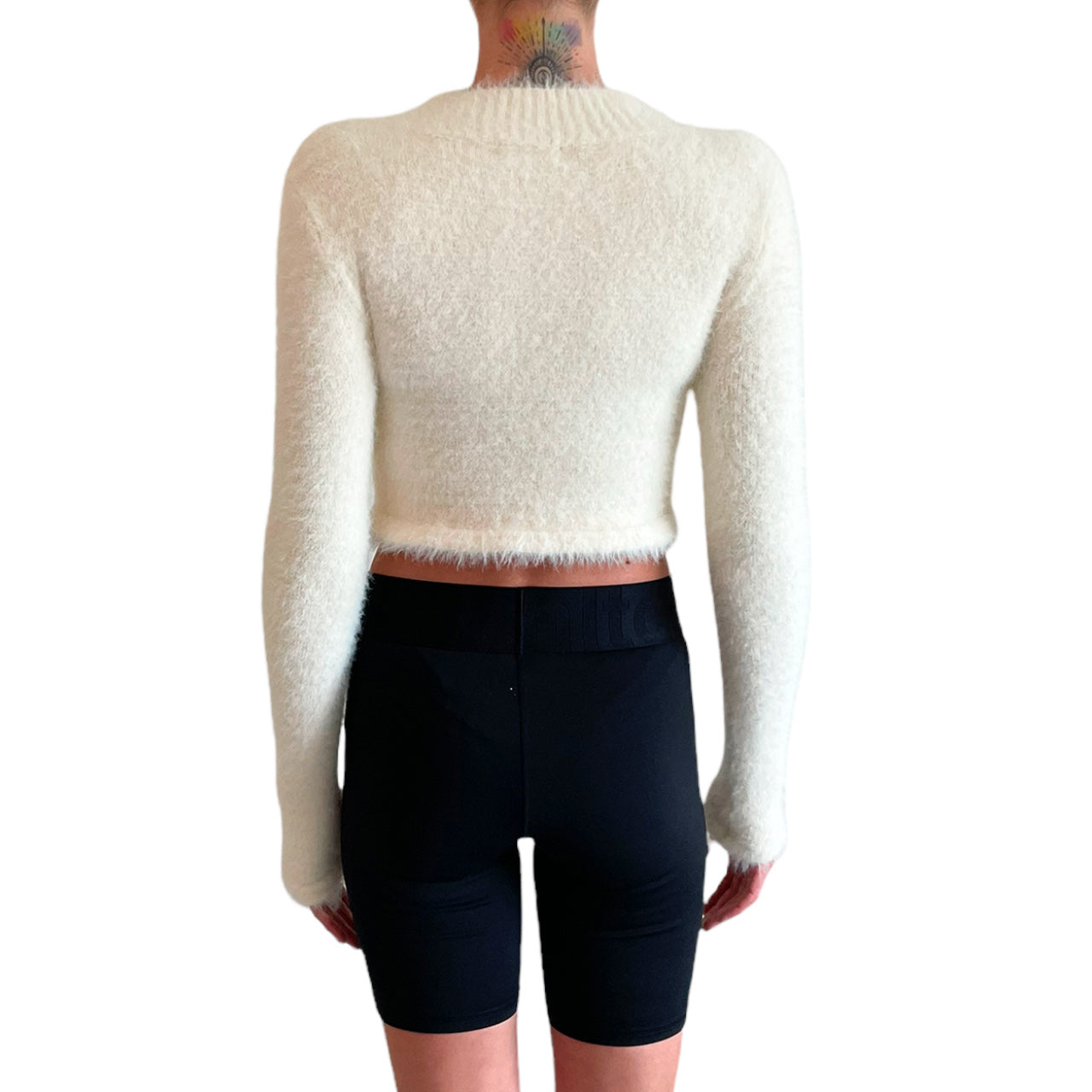 Pretty Little Thing Soft Cropped Cream Jumper