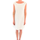 Moschino Boutique White Sleeveless Dress