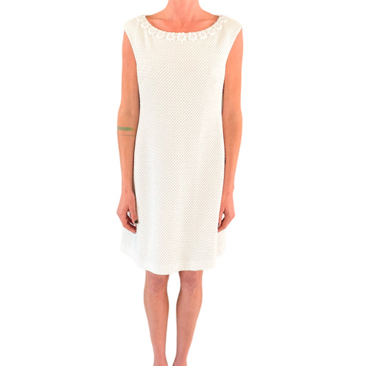 Moschino Boutique White Sleeveless Dress