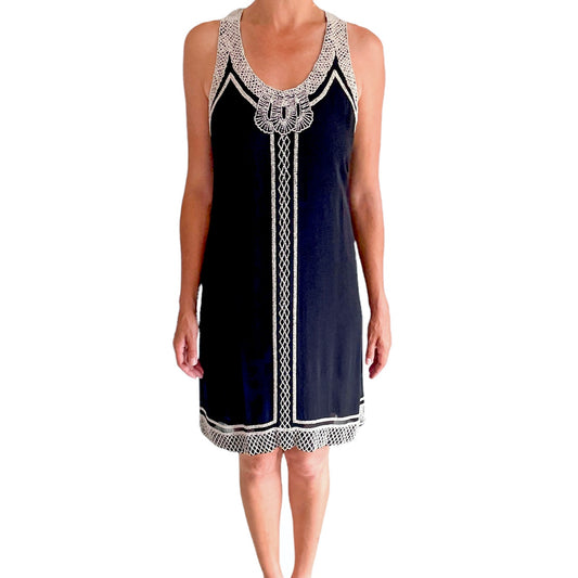 French Connection Beaded Shift Dress