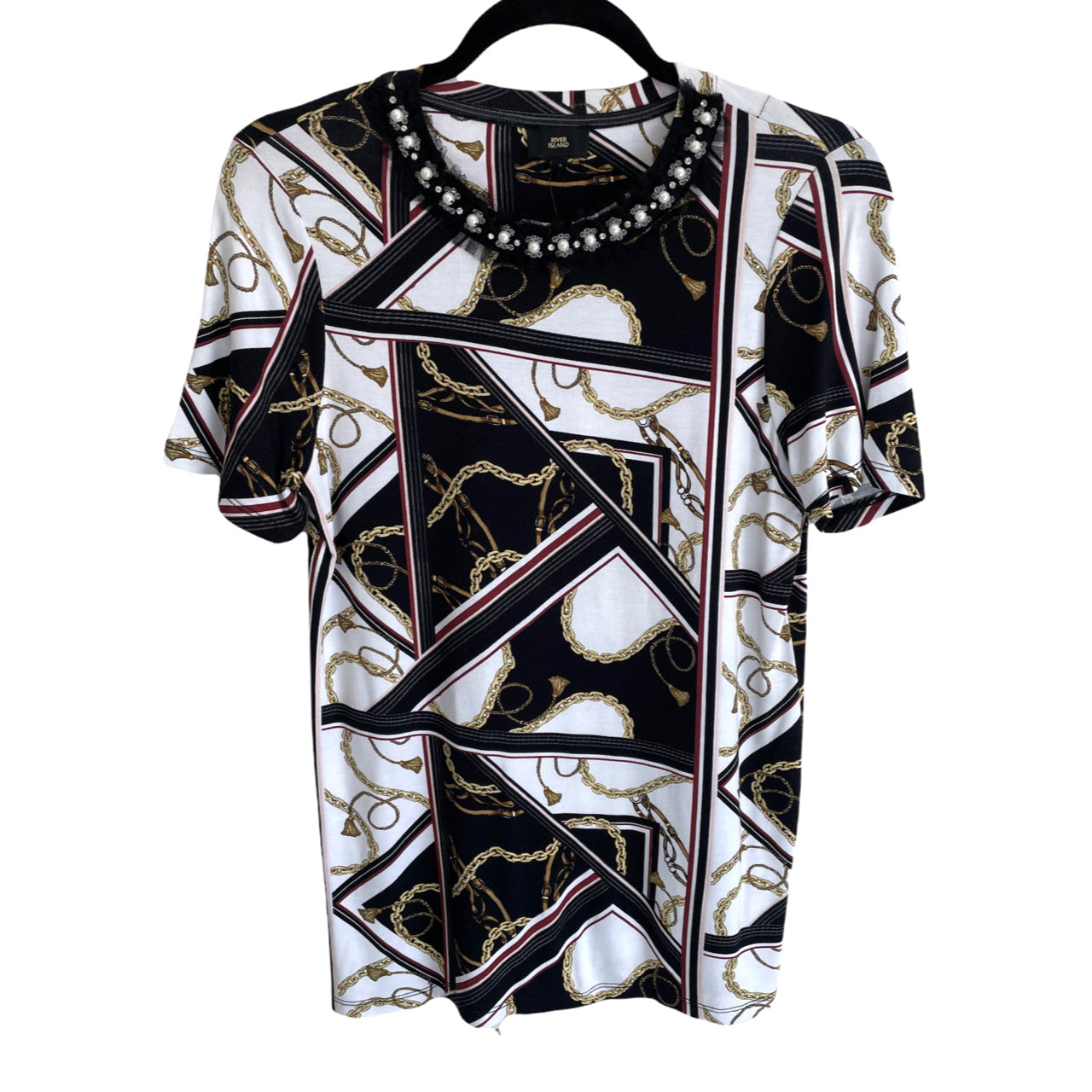 River Island Patterned T Shirt