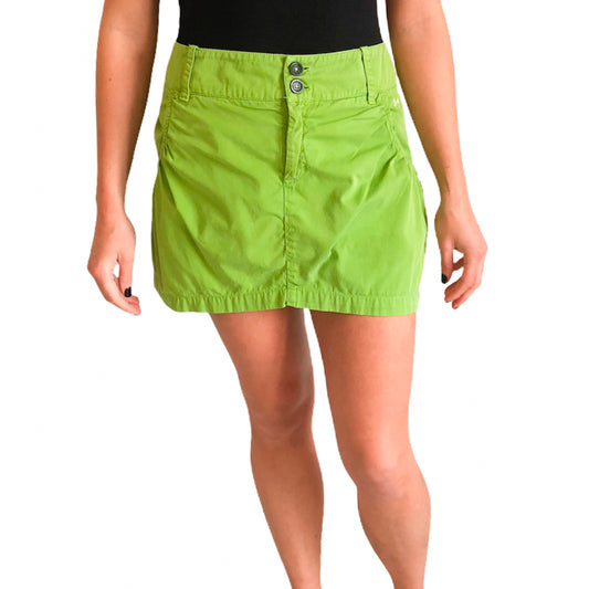 Burberry Lime Mini Skirt