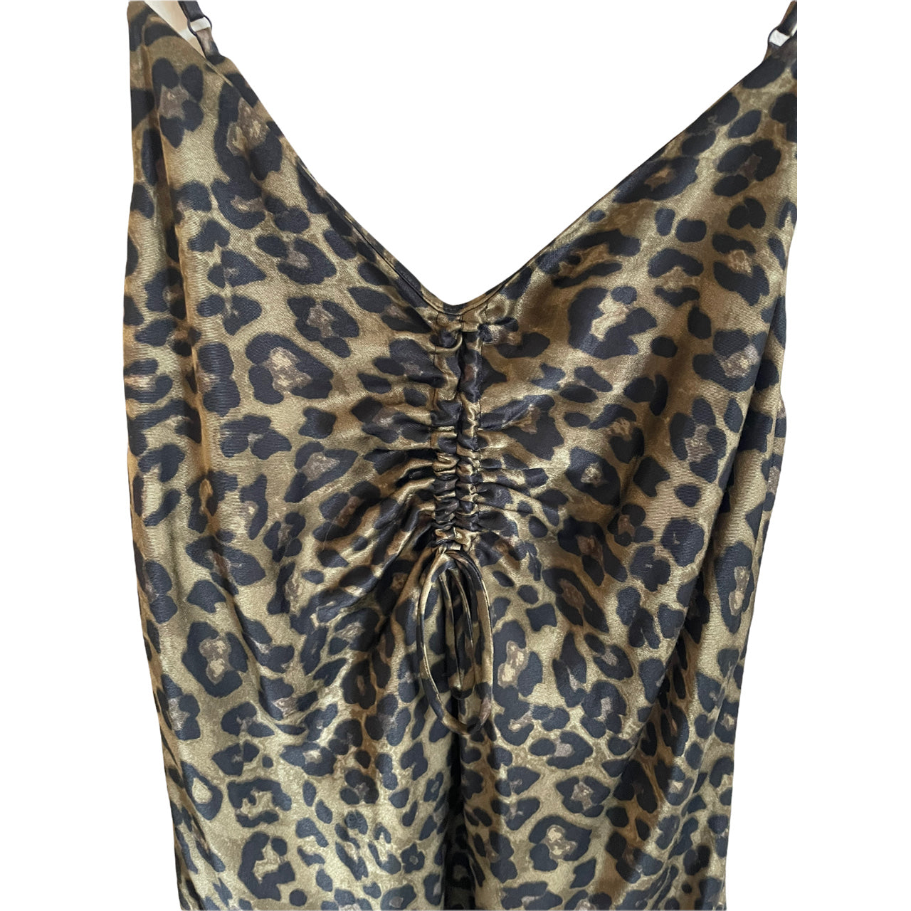 Zara Leopard Print Silky Dress