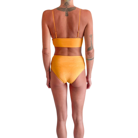 H&M Orange Glitter Bikini