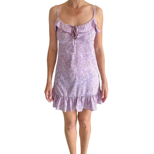 Wednesday’s Girl Lilac Ruffle Dress