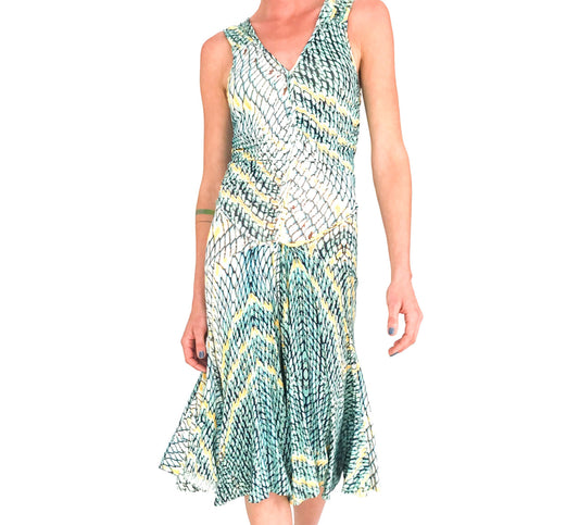 Just Cavalli Snakeprint Patterned Dress